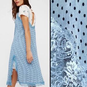 Free People Margot Lace two in one dress